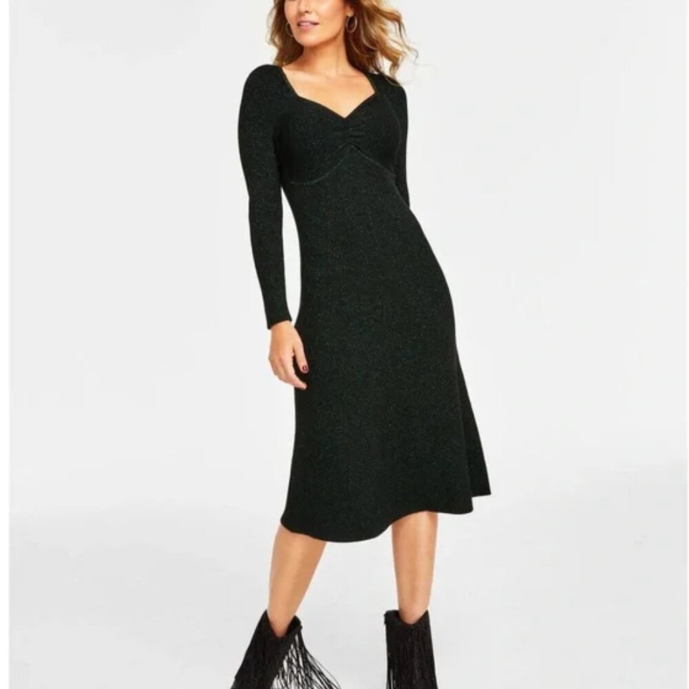 INC black/red sweater dress, size M - BRAND NEW WITH TAGS